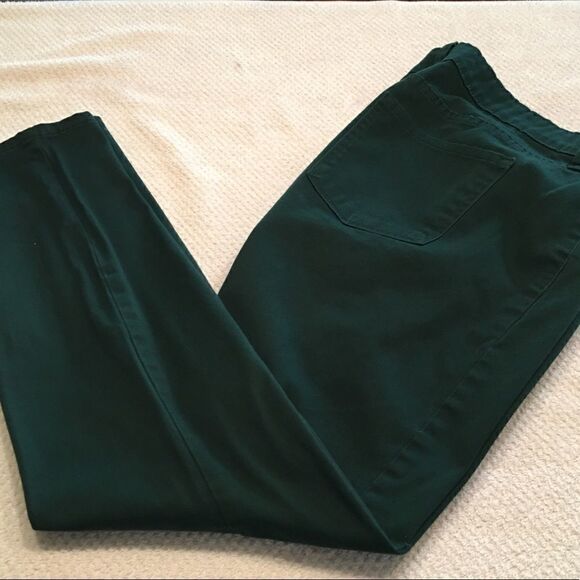 Green hunter  Arizona straight leg pants size 11 - Picture 1 of 8